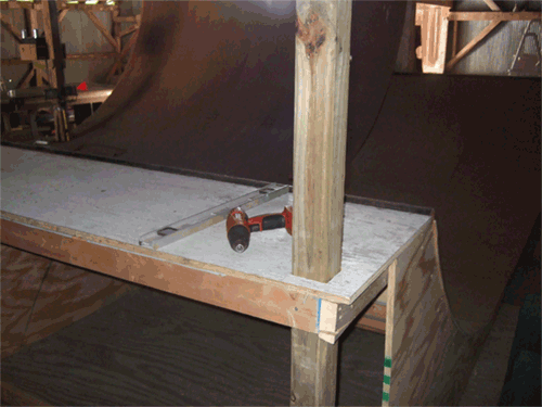 Mini Ramp Halfpipe Plans | Step 6 - Platform Support